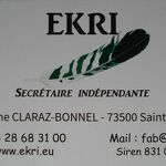 © Carte de visite EKRI - Fabienne Claraz Bonnel