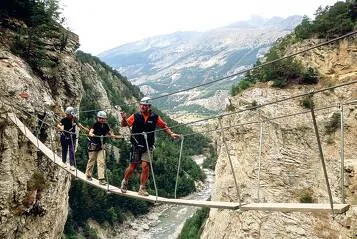 Via ferrata du Diable Chemin de la Vierge in Avrieux - MO. Russ Schleipman- OT AUSSOIS