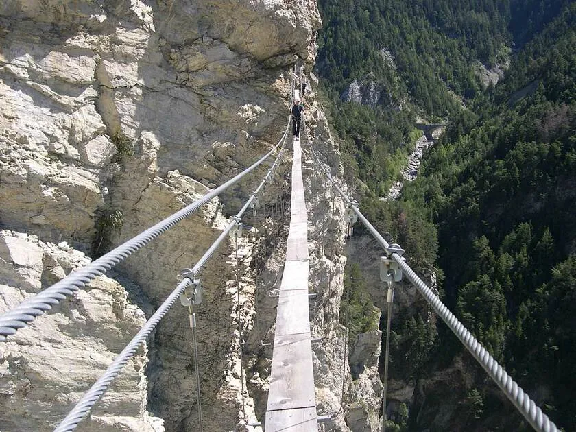 Via ferrata du Diable Les rois mages in Aussois - MO. OT AUSSOIS