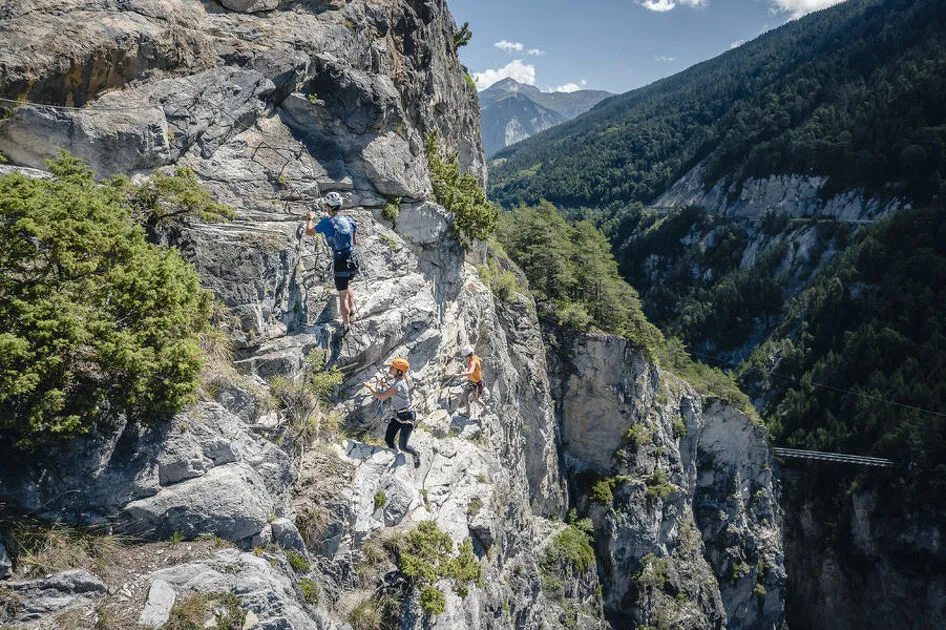 Klettersteig du Diable - La traversée des Anges in Aussois - Auvergne Rhone Alpen Tourisme Tristan Shu