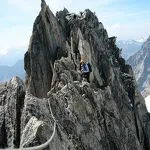 Hoge berg met JC Lichaire, hoge berggids - JC Lichaire