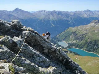 Hoge berg met JC Lichaire, hoge berggids - JC Lichaire