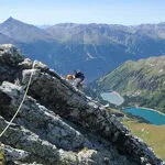 Hoge berg met JC Lichaire, hoge berggids - JC Lichaire