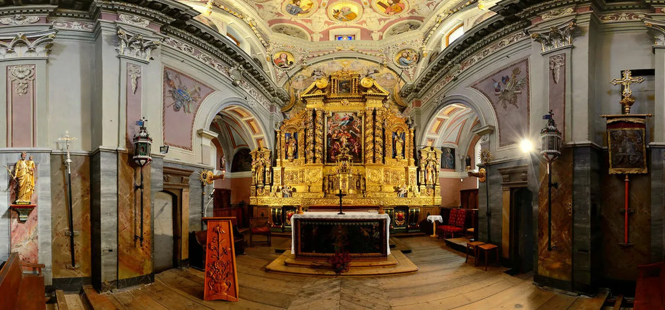 © Barokke kerk van Saint Thomas Becket in Avrieux - Gemeente Avrieux