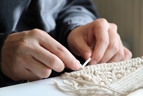Création de décoration en macramé