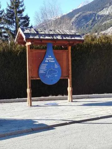 Het waterparcours in Avrieux - Gemeente Avrieux