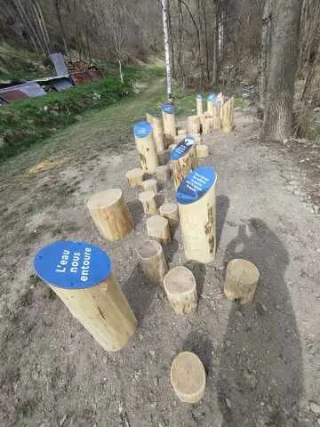 Het waterparcours in Avrieux - Gemeente Avrieux