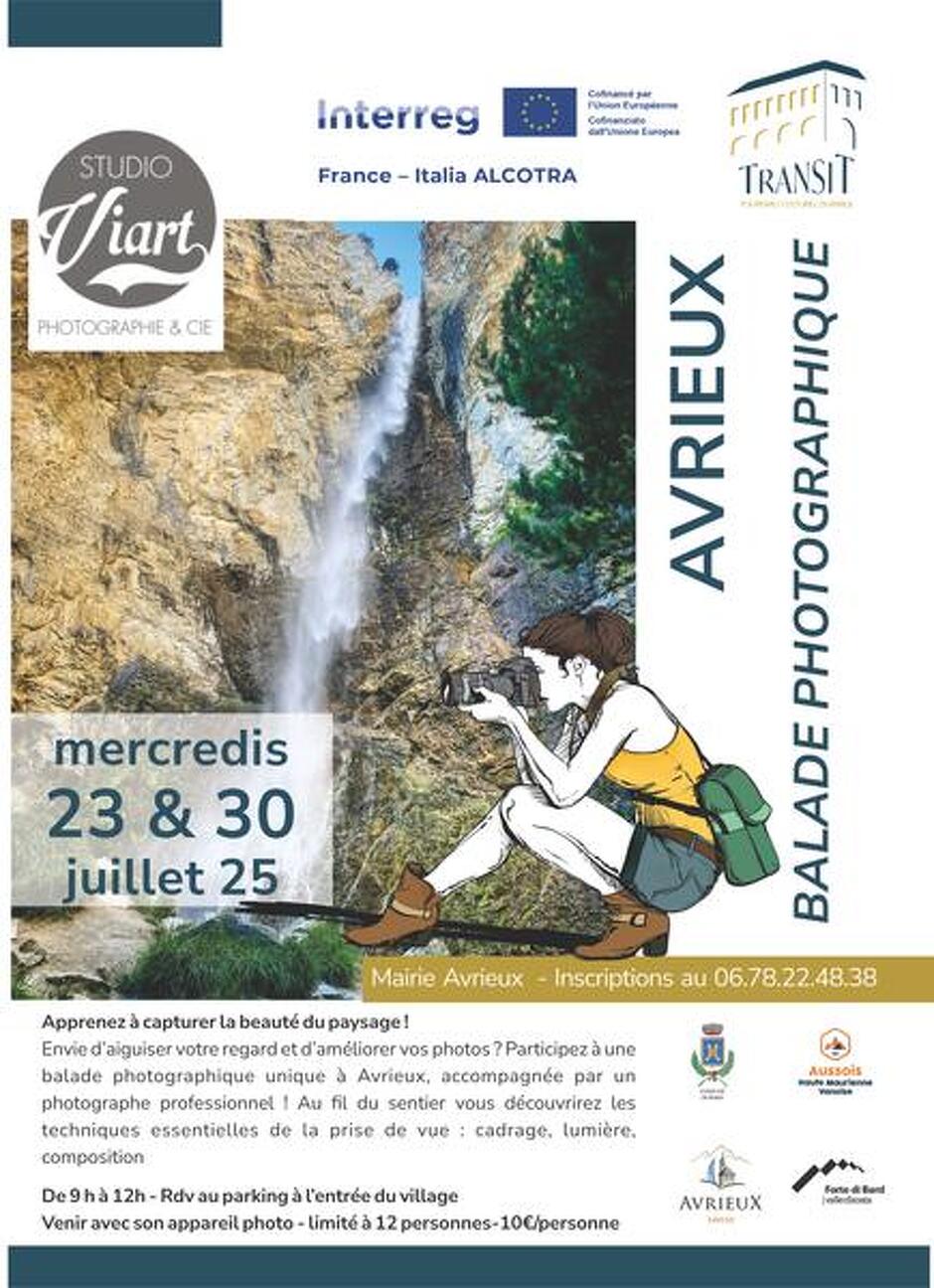 © le sentier de l'eau à Avrieux - commune Avrieux