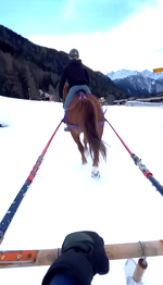 © Ski-joëring_La Norma - Gemini IA