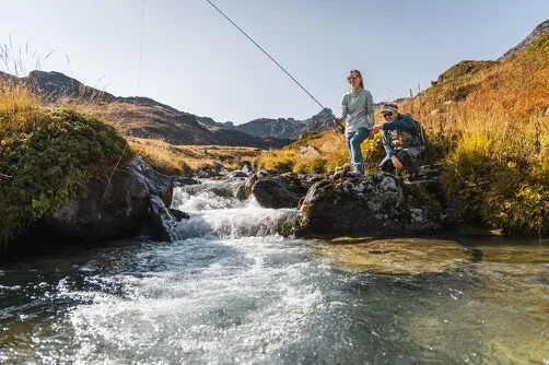 Mountain fishing for all skill levels with an instructor-guide