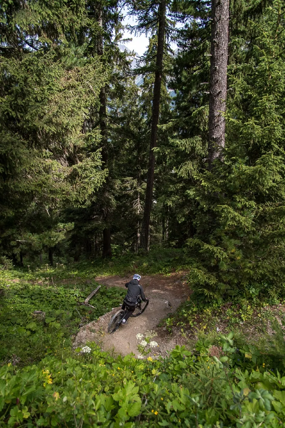 © Afdalingsroute voor mountainbikes: La Norma  A Pernet