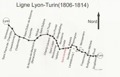 © Chappe telegraaf van Plan de l'Ours naar Saint-André - F.CHARPIN