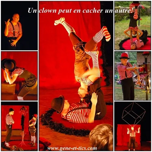 Show - One clown can hide another