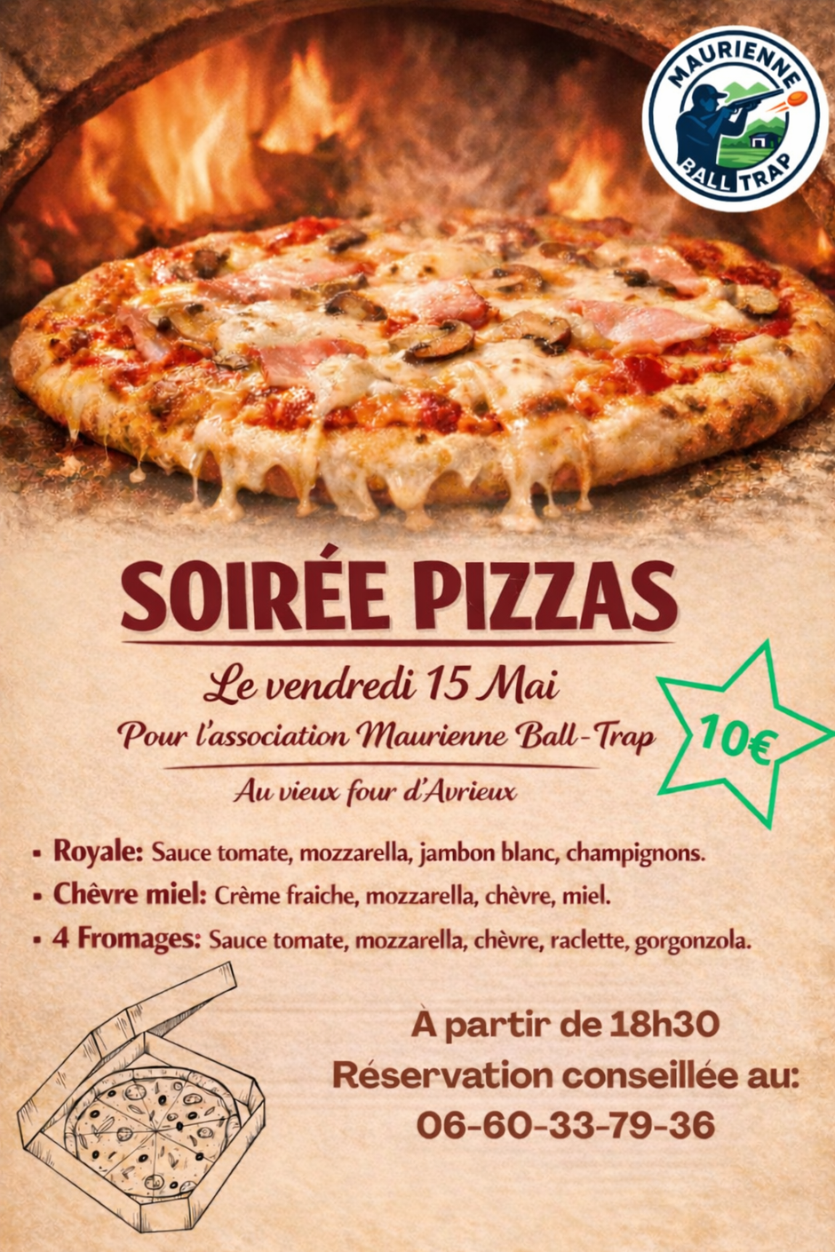 © Soirée Pizzas_Avrieux - Maurienne Ball Trap