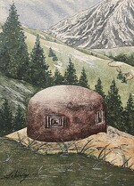 © Exposition picturale - "Echos de pierre"_Avrieux - Mehwim