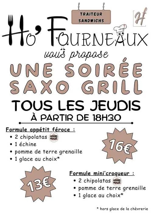 Soirée Saxo Grill